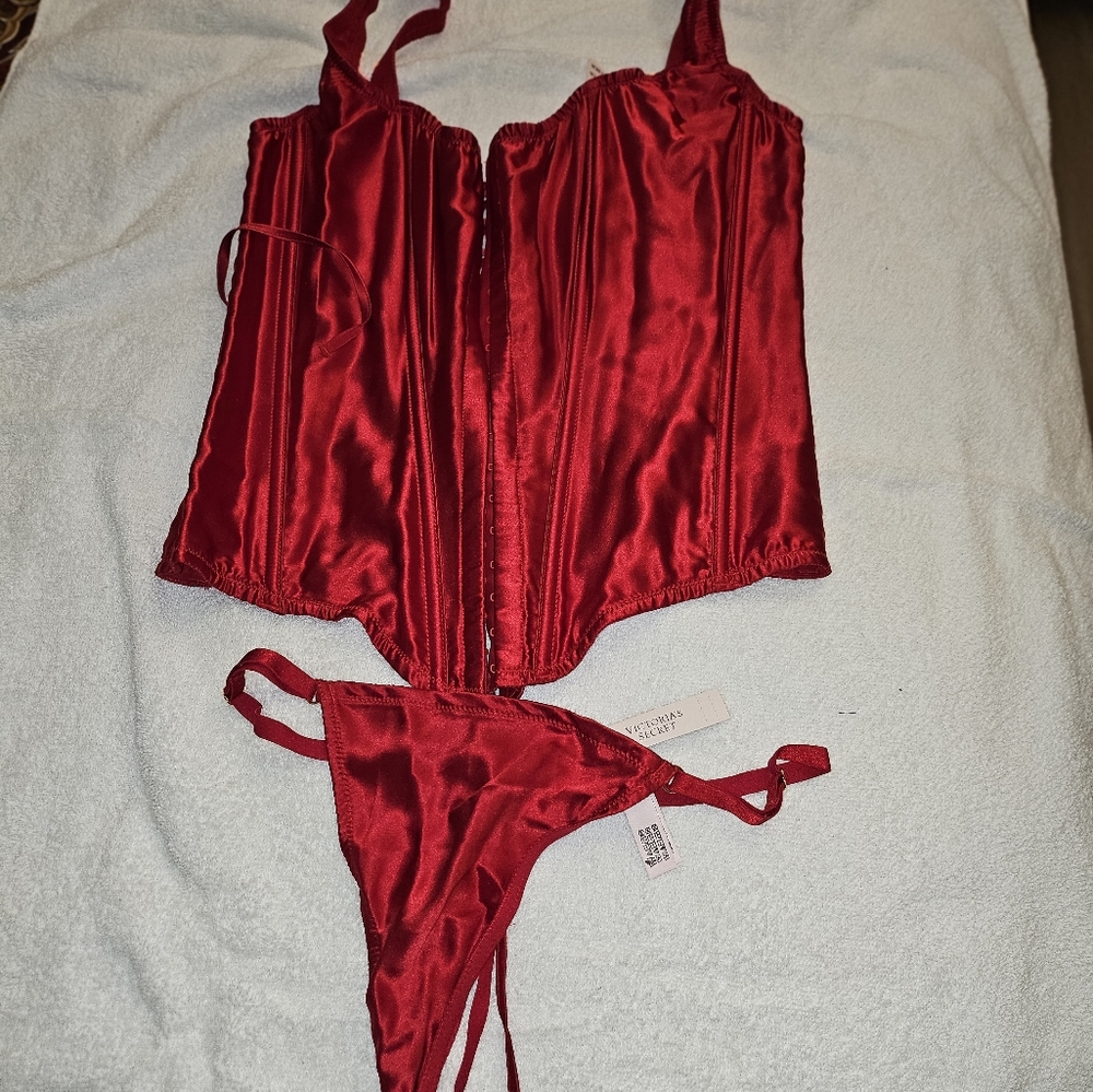 Corset and thong